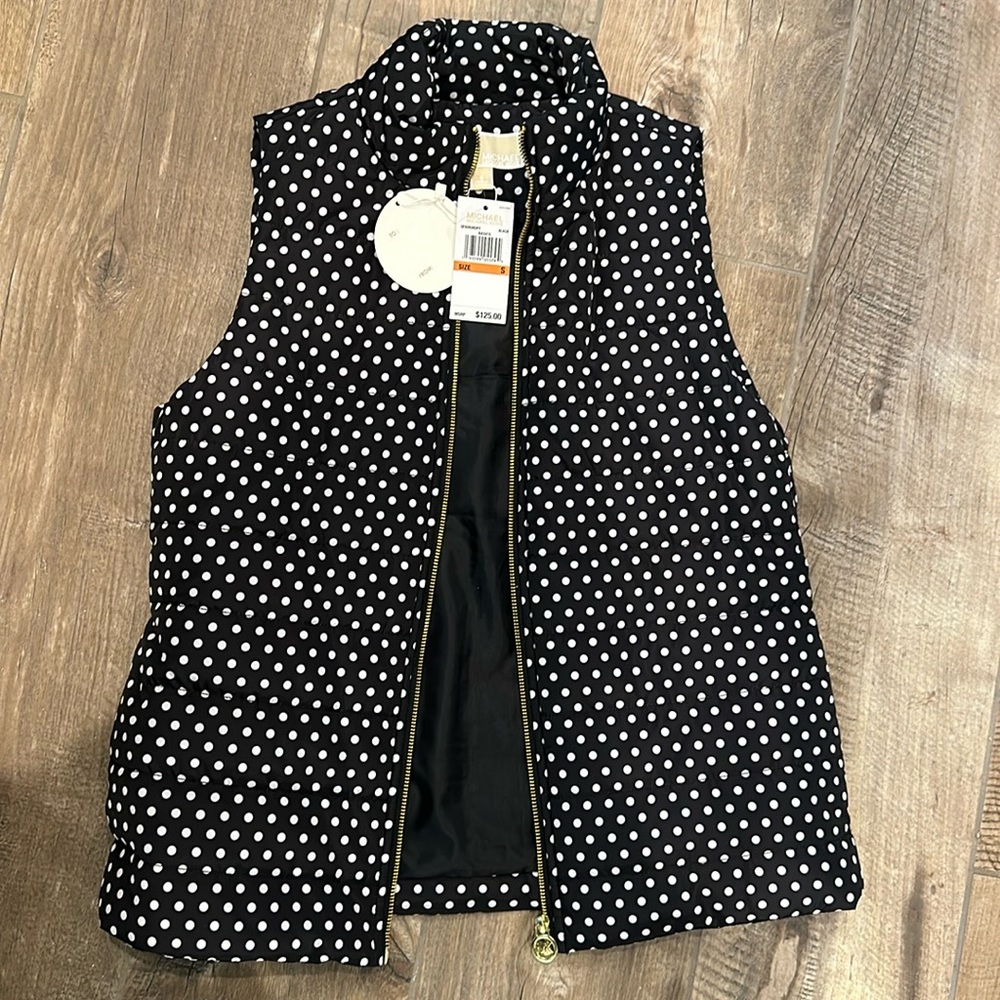 NWT Polka Dot Vest